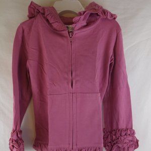 Lily and Londyn's  Dusty Rose Hooded SpringJacket